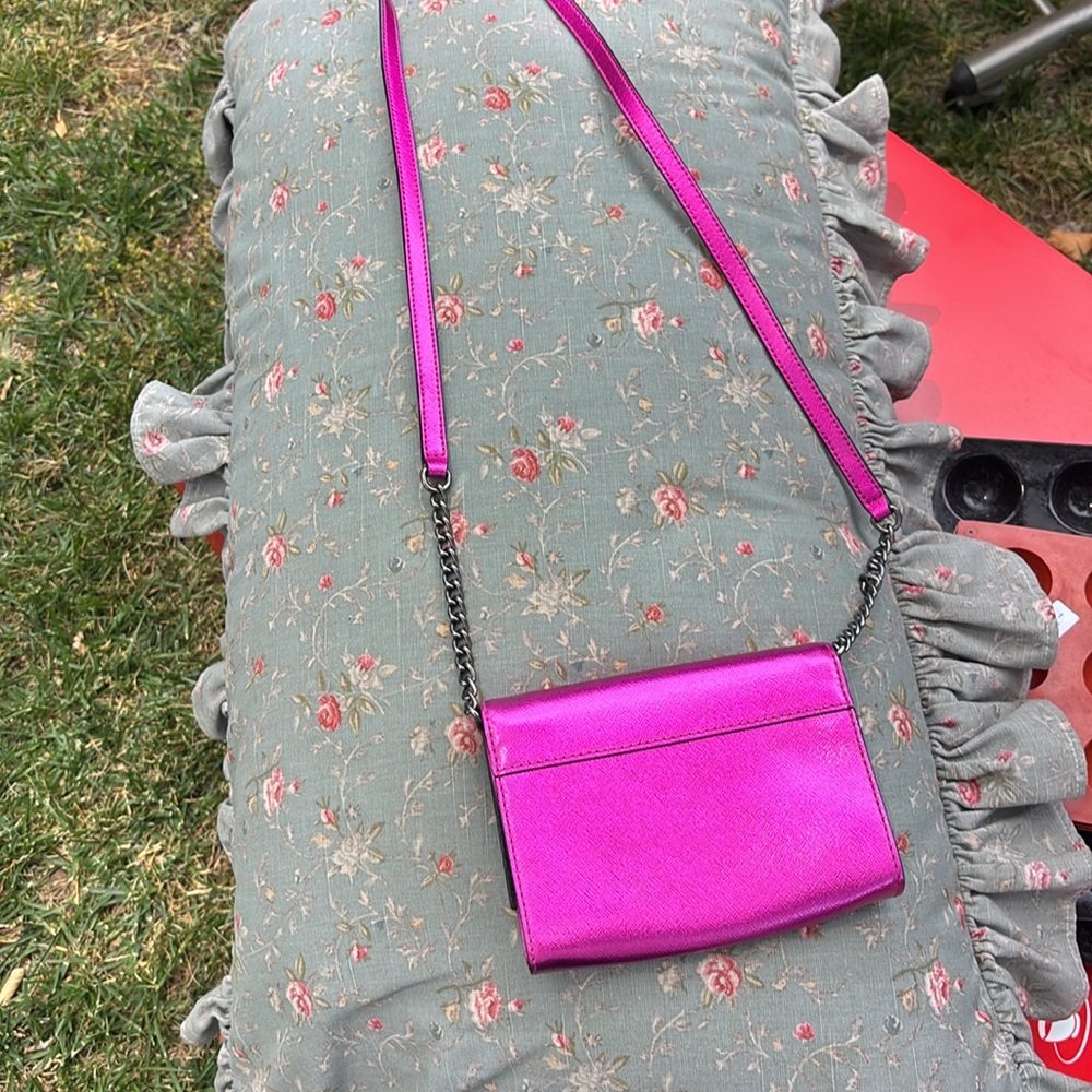 Kate Spade Metallic Pink Shoulder Bag - Picture 6 of 7